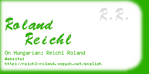 roland reichl business card